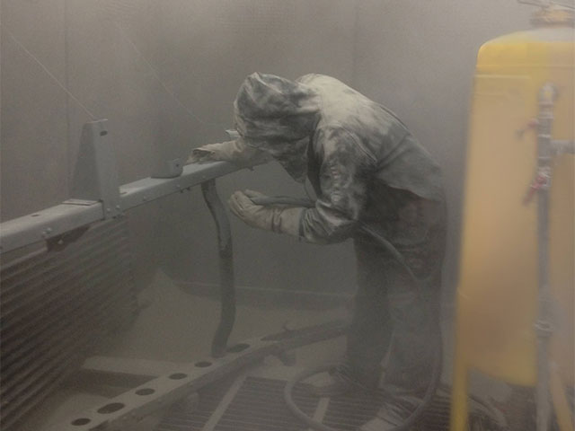 Sandblasting